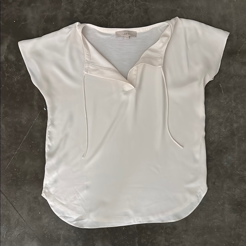 LOFT Cream Women's Blouse